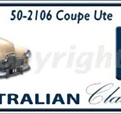 HOLDEN FX 50-2106 UTE Novelty Number Plate