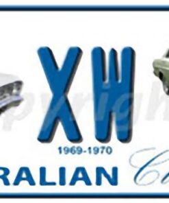 FORD XW PANEL VAN & SEDAN Novelty Number Plate