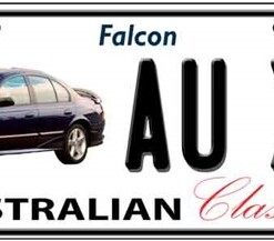 FORD FALCON AU XR6 Novelty Number Plate