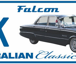 FORD XK FALCON SEDAN Novelty Number Plate