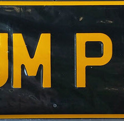 RUM BIG Novelty Number Plate