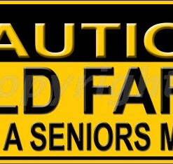 CAUTION OLD FART Novelty Number Plate
