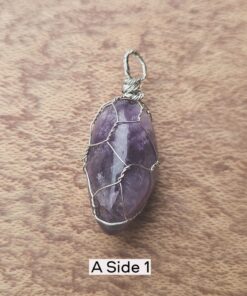 Wire Wrapped Purple Amethyst A