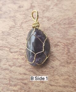 Handmade Amethyst Pendant Necklace A