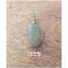 Tumbled Green Stone Pendant - A