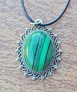 Malachite Necklace 05c