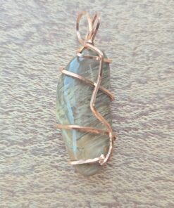 Boho Tumbled Stone Necklace - B