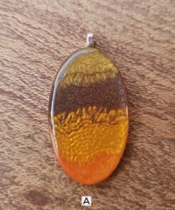 Artisan Resin Pendant - A