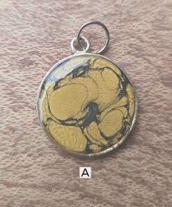 Two-Tone Hand Painted Pendants - A