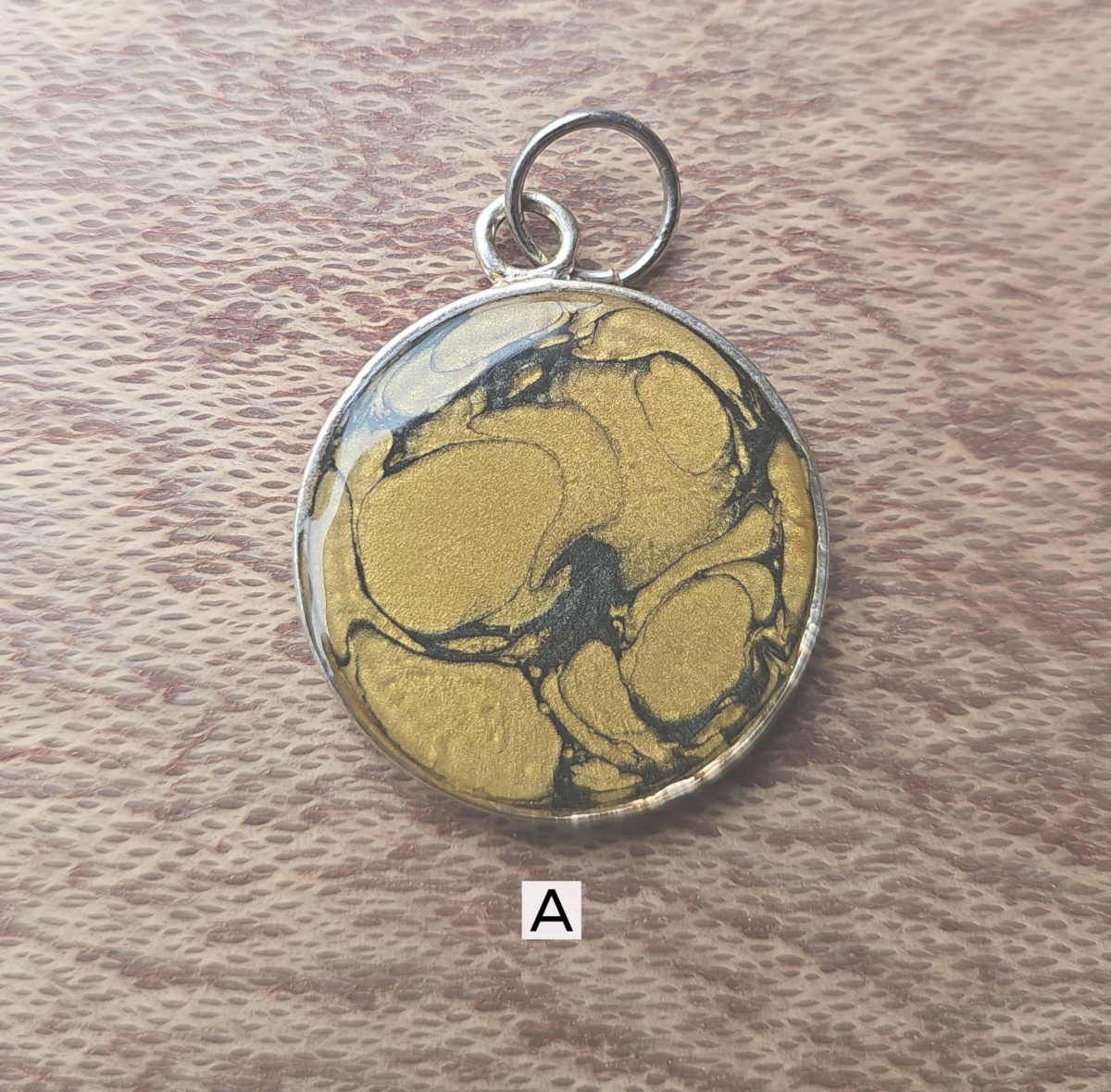 Two-Tone Hand Painted Pendants - A