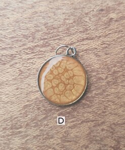 Two-Tone Hand Painted Pendants - D