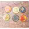 Colourful Hand Painted Pendant Necklace all