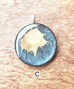 Colourful Hand Painted Pendant Necklace c