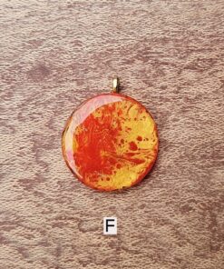 Colourful Hand Painted Pendant Necklace f