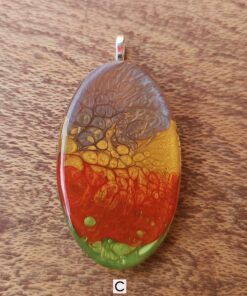 Handmade Resin Pendant - Thoughtful Gift Idea for Her or Best Friend C