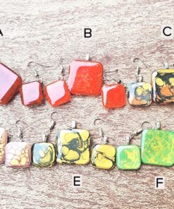 Hand Painted Resin Square - All