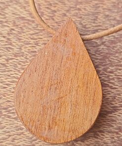 Handmade Wood Resin Necklace b