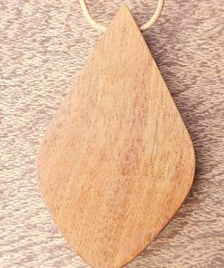 Large Statement Pendant in Wood and Resin - WR04 b