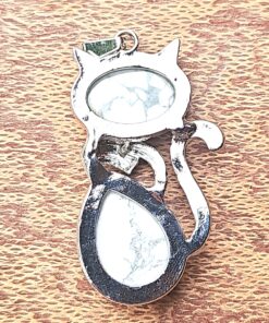 Handmade Cat Pendant - Adorable Design - Perfect Gift for Her B