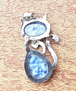 Cute Cat Pendant for Her - Unique Design - Cat Lover Gift B