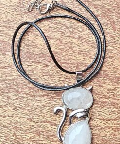 Whimsical Cat Necklace - Charming Design - Gift for Cat Lovers E
