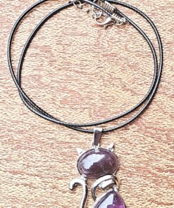 Handmade Cat Necklace - Unique Unisex Gift with Bold Design E