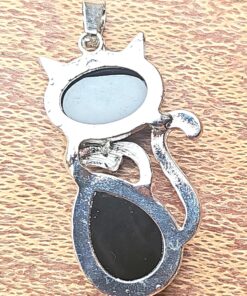 Funky Cat Pendant - Bold Statement Jewellery - Unique Gift for Her B