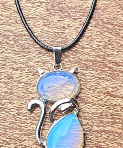 Colourful Cat Necklace - Fun Present for Girlfriend D