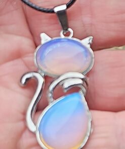 Colourful Cat Necklace - Fun Present for Girlfriend F