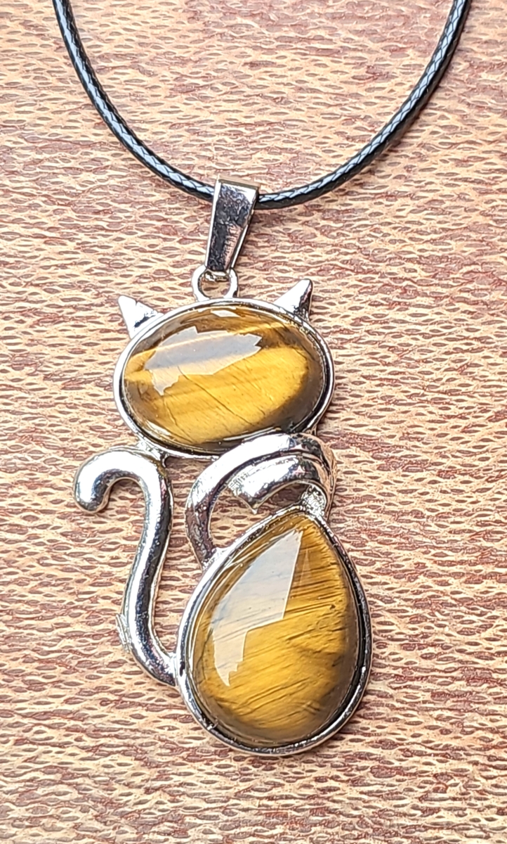 Minimalist Cat Necklace - Modern Unisex Jewellery Gift D