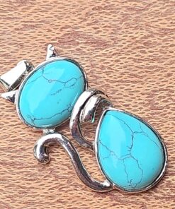 Cat Lover Gift - Contemporary Feline Necklace C