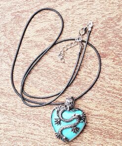 Ancient Design Dragon Necklace - Unique Gift for Him E