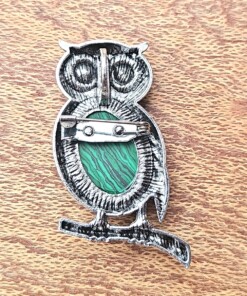 Unique Owl Necklace Brooch - Cute Gift Idea for Her B