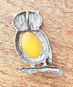 Charming Yellow Owl Design - Girlfriend's Gift Necklace B