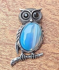 Contemporary Owl Pendant - Unique Gift Idea for Women A