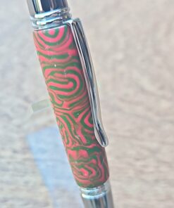 Modern Style Polymer Clay Pen - Handcrafted I Love You Gift for Her. A
