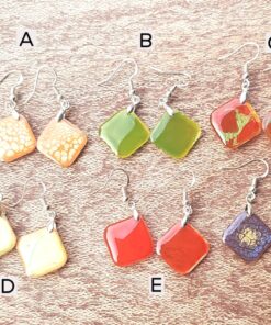 Square Resin Earrings All