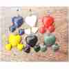 Handcrafted Acrylic Pendant & Earrings Set All