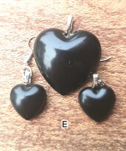 Handcrafted Acrylic Pendant & Earrings Set F