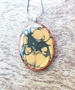 Hand Painted Resin Jewelry Oval Set for a Special Friend B