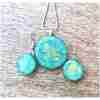 Chic Resin Pendant Gift Set for a Fashionable Trendsetter Friend A