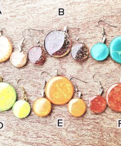 Hand Painted Resin Round - All