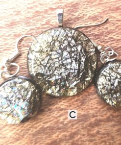 Faux Dichroic Resin Jewelry C