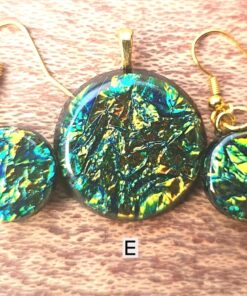 Faux Dichroic Resin Jewelry E