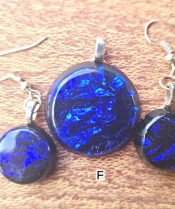 Faux Dichroic Resin Jewelry F
