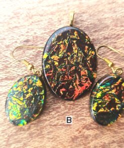Stylish Faux Dichroic Jewellery B