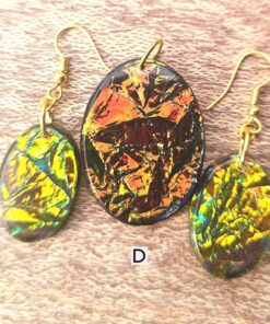 Stylish Faux Dichroic Jewellery D