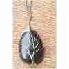 Handmade Black Tree of Life Pendant Necklace D